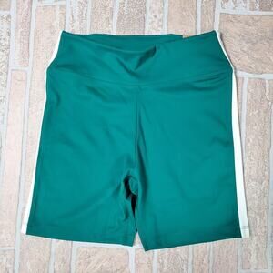 NEW Victoria's Secret PINK Active 6" Bike Shorts High Waist Green Sz M